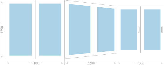 Остекление балконов и лоджий в многоэтажках серии П-3
