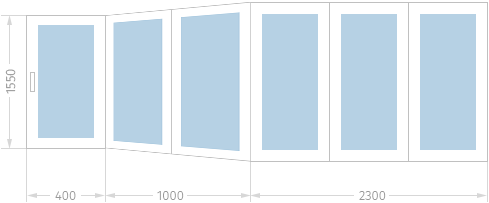 Остекление балконов и лоджий в многоэтажках серии П-44