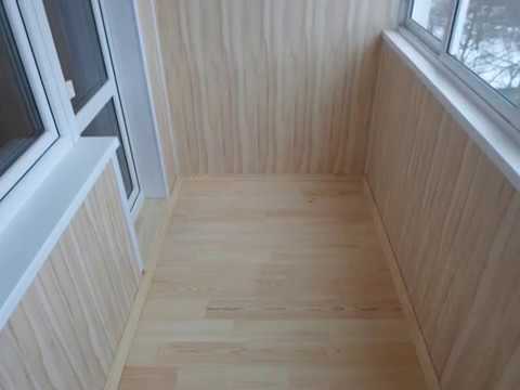 Теплое остекление балкона пластиковыми окнами со змеевидным водяным теплым полом в Люберцах