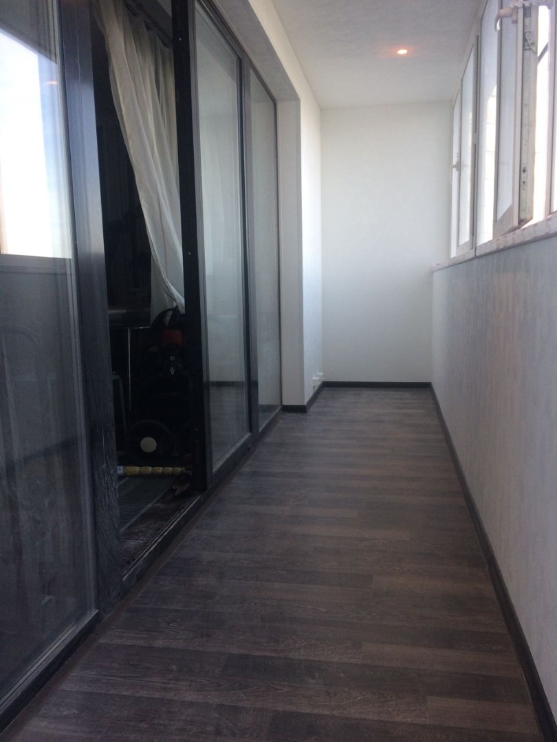 Теплое остекление профилем Rehau и объединение балкона с комнатой в Люберцах